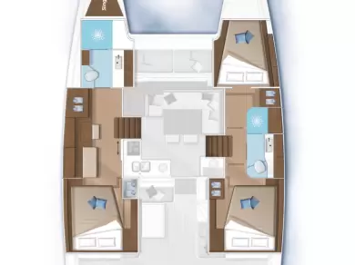 Lagoon Lagoon 40 charter bareboat or skippered in  Road Town