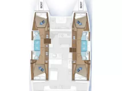 Hire Catamaran Lagoon with a boat licence