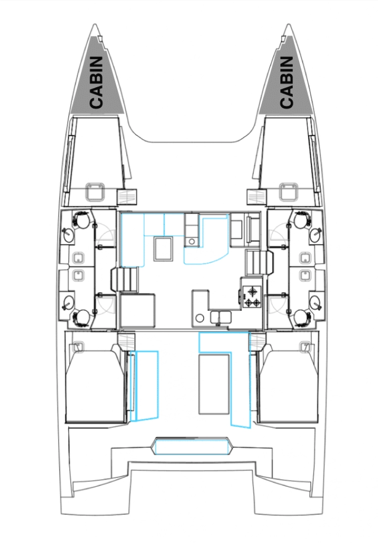 Yacht charter Road Town - Nautitech Nautitech 46 Fly on SamBoat