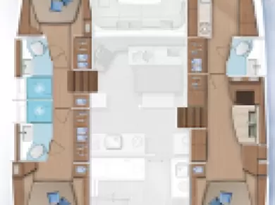 Hire Catamaran Lagoon with a boat licence