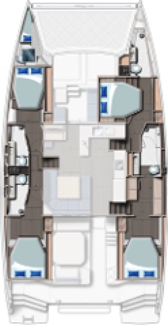 Yacht charter Saint-Raphaël - Leopard Catamarans / Robertson & Caine Leopard 50 on SamBoat