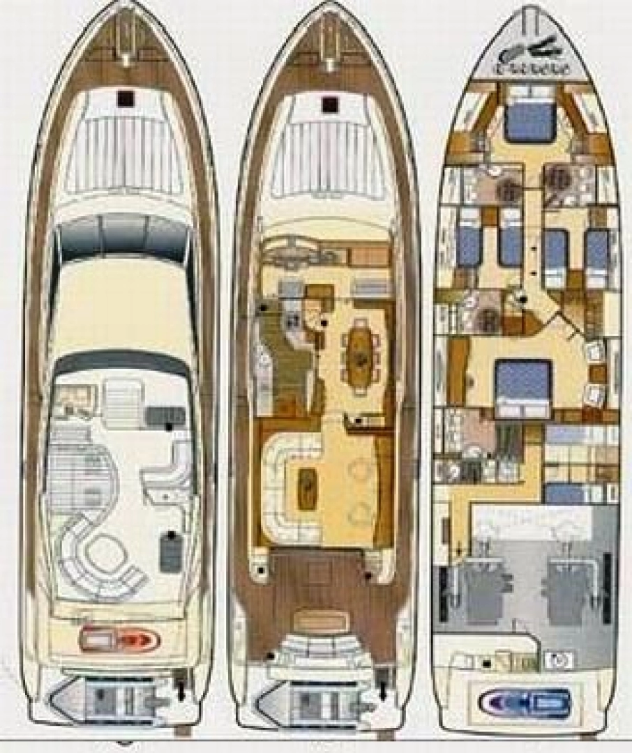 Hire Luxury Yacht with or without skipper Ferretti Seget Donji