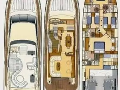 Hire Luxury Yacht with or without skipper Ferretti Seget Donji