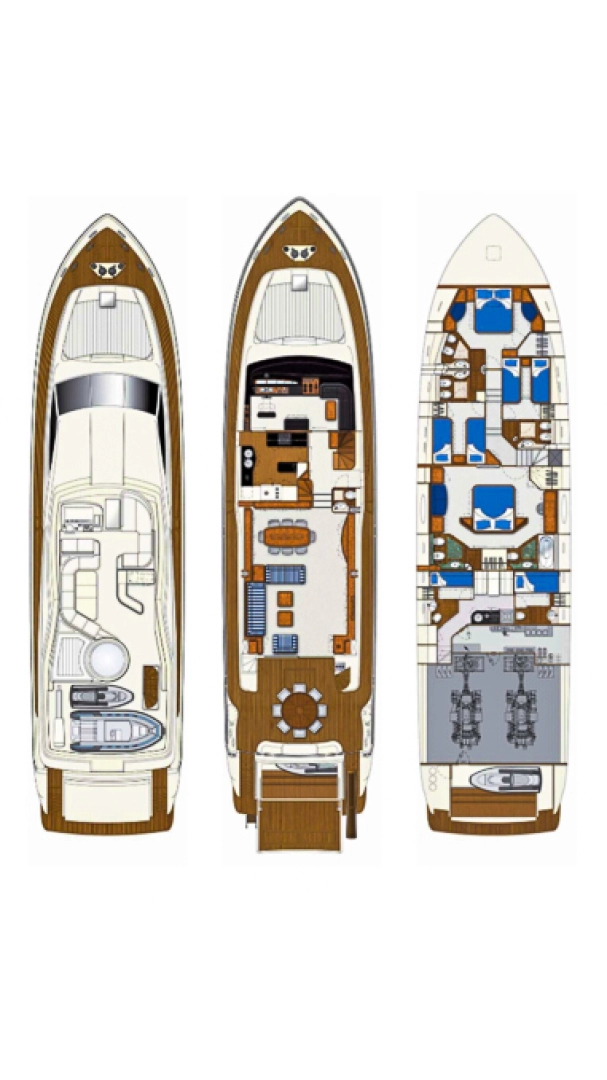 Hire Luxury Yacht Ferretti with a boat licence