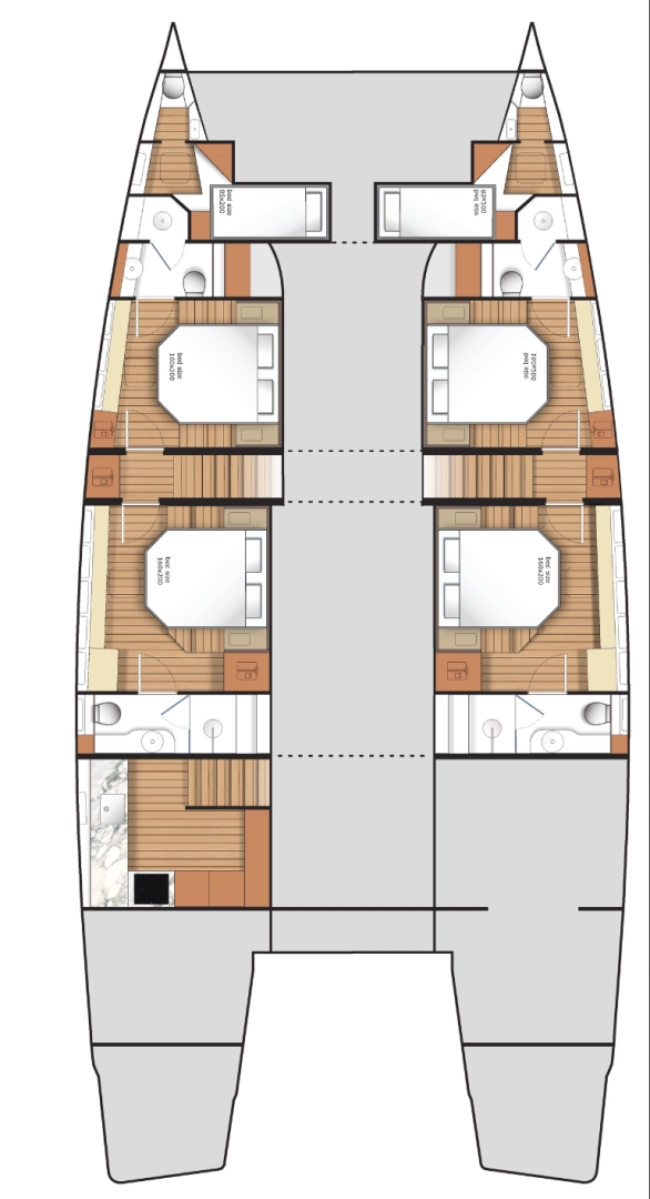 Moon Yacht Moon 6TY Power charter bareboat or skippered in  Split