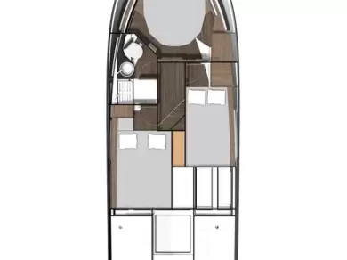 Hire Motorboat Jeanneau with a boat licence