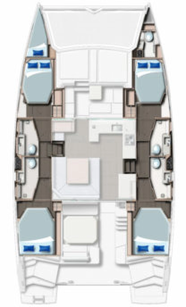 Catamaran hire in Toulon - Leopard Catamarans / Robertson & Caine Leopard 45