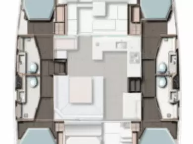 Catamaran hire in Toulon - Leopard Catamarans / Robertson & Caine Leopard 45