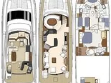 Marquis-Yachts Marquis 720 Flybridge charter bareboat or skippered in  Key West