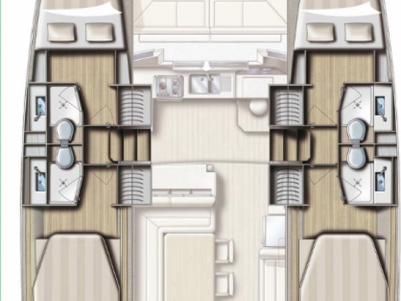 Bali Bali 4.1 charter bareboat or skippered in  Punat