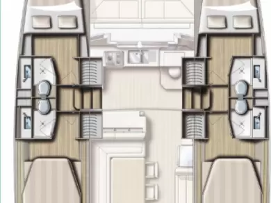 Bali Bali 4.1 charter bareboat or skippered in  Punat