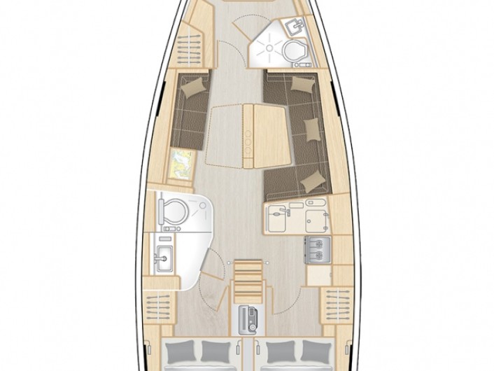 Hire Sailboat with or without skipper Hanse Punat