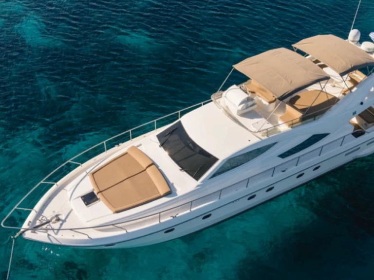 Ferretti Ferretti 62 charter bareboat or skippered in  Mykonos (City)