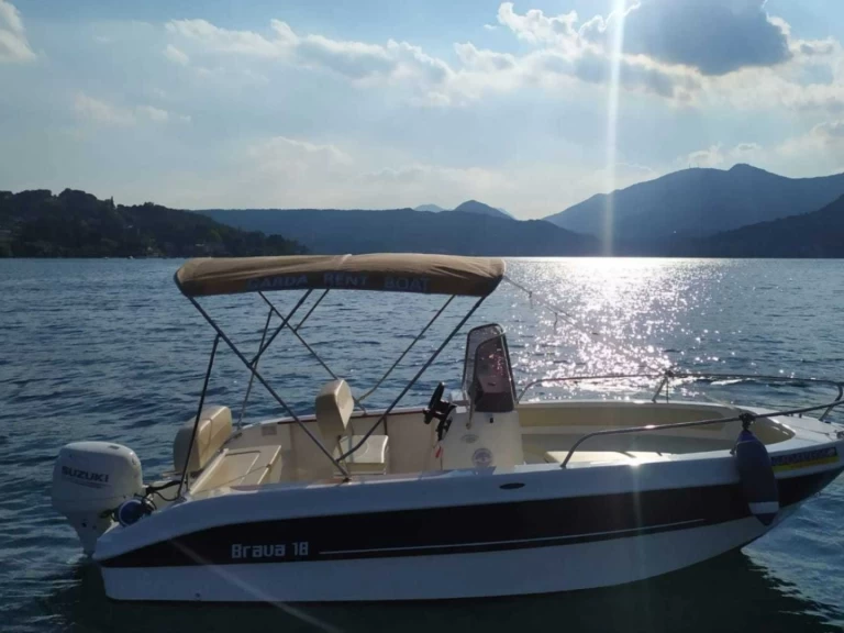 Mingolla Brava 18 charter bareboat or skippered in  Sirmione