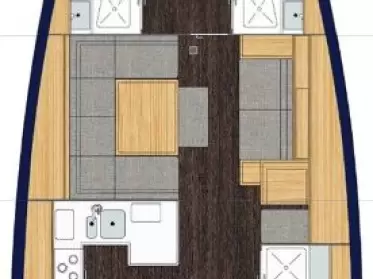 Hire Sailboat Bavaria with a boat licence