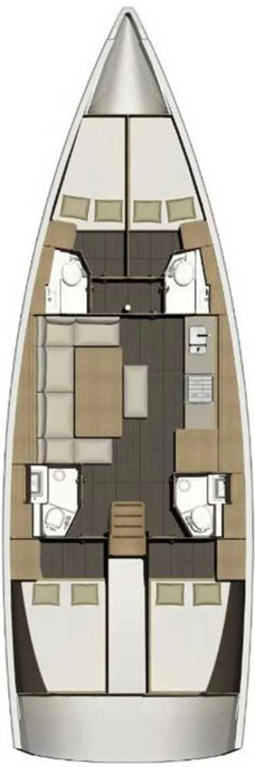 Dufour Dufour 460 Grand Large charter bareboat or skippered in  Trogir