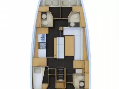 Jeanneau Jeanneau 54 charter bareboat or skippered in  Trogir