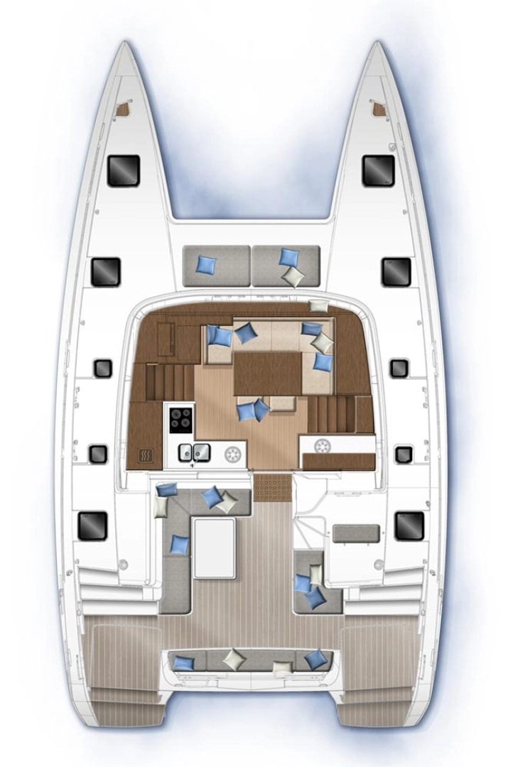 Lagoon Lagoon 40 charter bareboat or skippered in  Šibenik