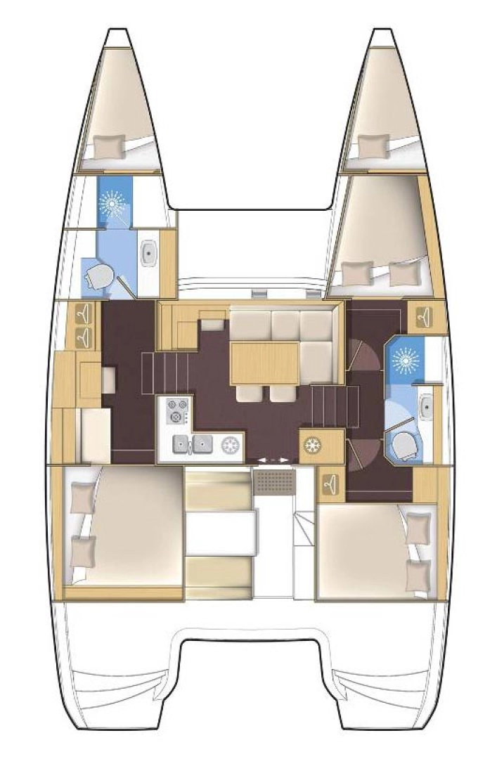 Yacht hire Šibenik cheap Lagoon 40 Motor Yacht