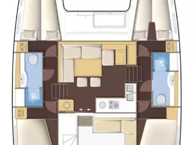 Lagoon Lagoon 400 S2 charter bareboat or skippered in  Šibenik