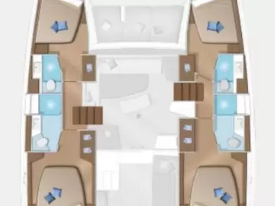 Hire Catamaran with or without skipper Lagoon Göcek