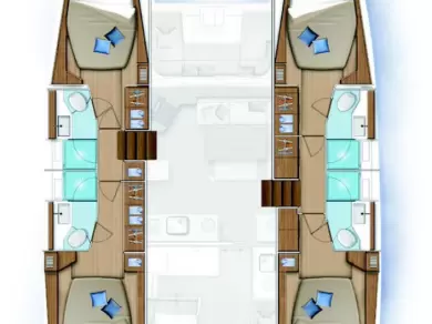 Lagoon Lagoon 46 charter bareboat or skippered in  Šibenik