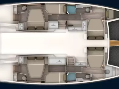 Hire Catamaran with or without skipper Aventura Sant Antoni de Portmany