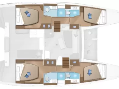 Lagoon Lagoon 42 charter bareboat or skippered in  Sant Antoni de Portmany