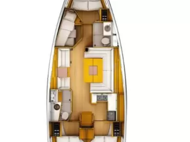 Charter a Jeanneau Sun Odyssey 449 in Sant Antoni de Portmany on Samboat