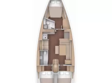 Sailboat hire in Marmaris (district) - Dufour Dufour 430