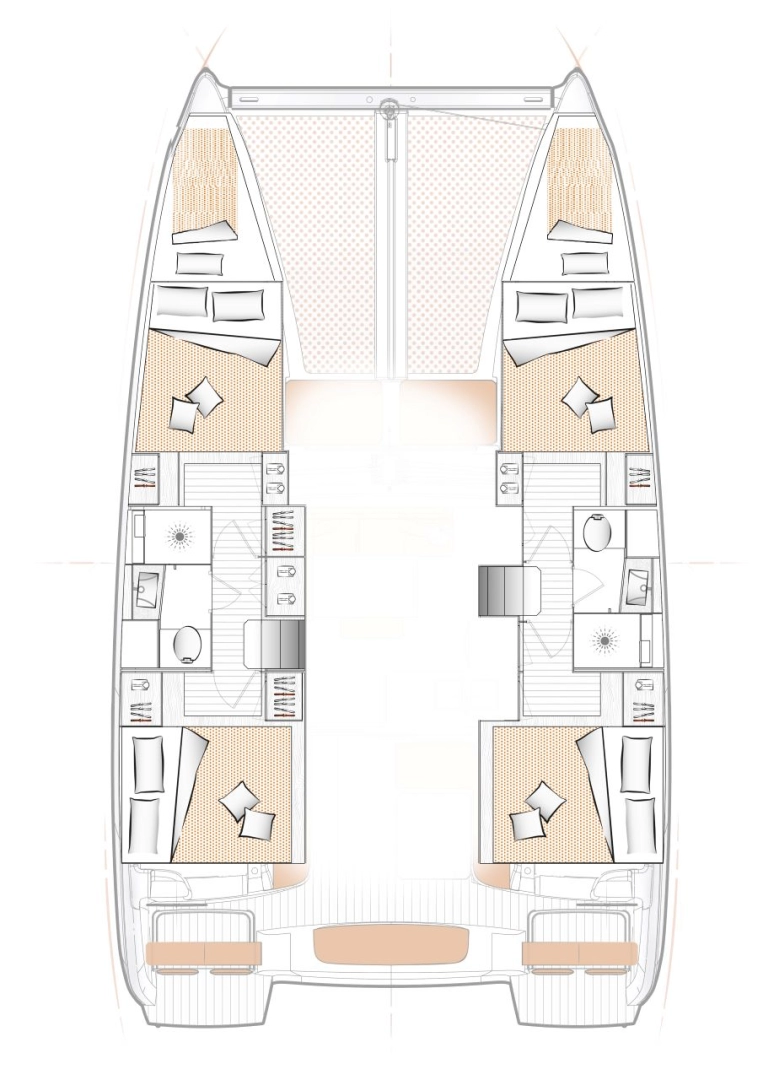 Hire Catamaran with or without skipper Excess Seget Donji
