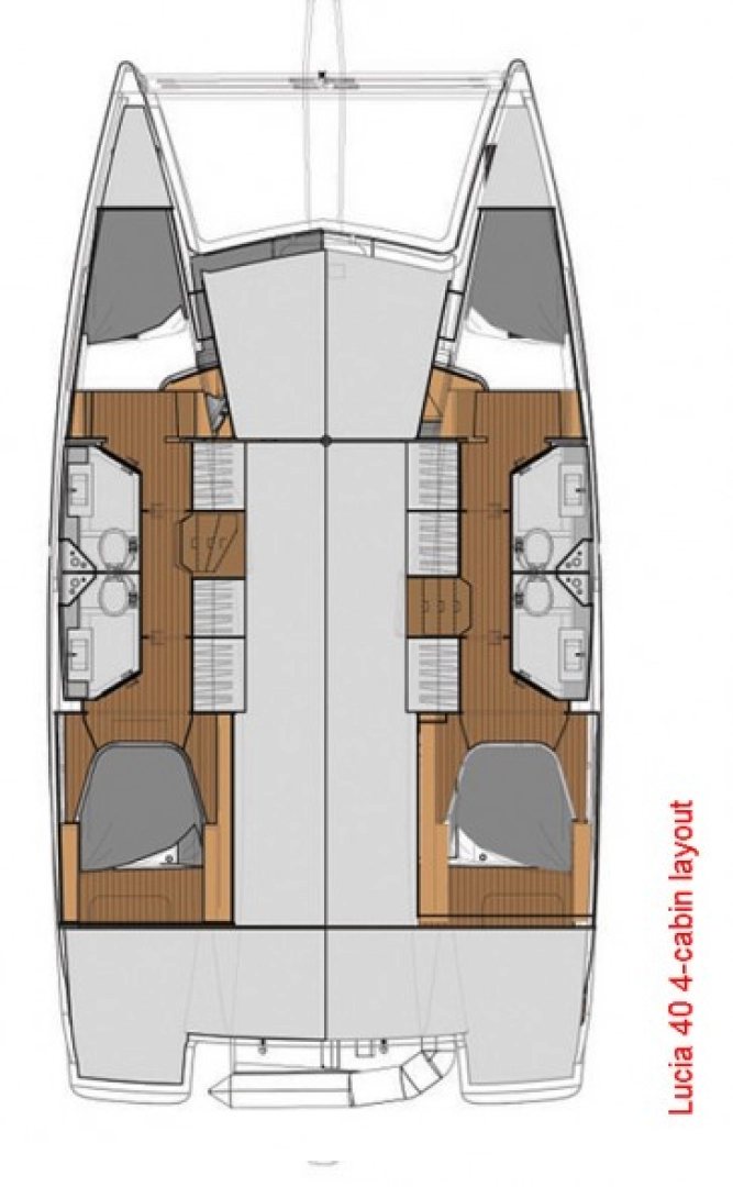 Catamaran hire in Seget Donji - Fountaine Pajot Lucia 40