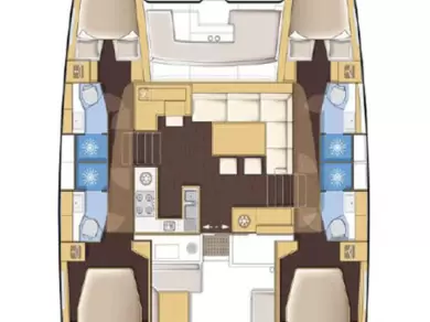 Catamaran hire in Seget Donji - Lagoon Lagoon 450 F