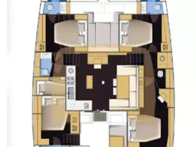 Lagoon Lagoon 52 F charter bareboat or skippered in  Eden Island