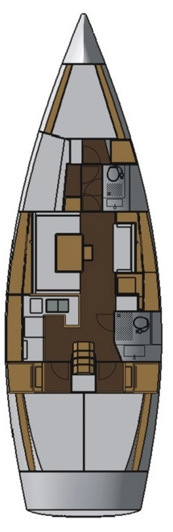 Sailboat hire in Kaštela - Salona Salona 44