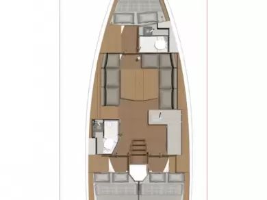 Dufour Dufour 390 GL charter bareboat or skippered in  Biograd na Moru