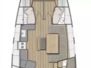 Bénéteau Oceanis 46.1 charter bareboat or skippered in  Biograd na Moru