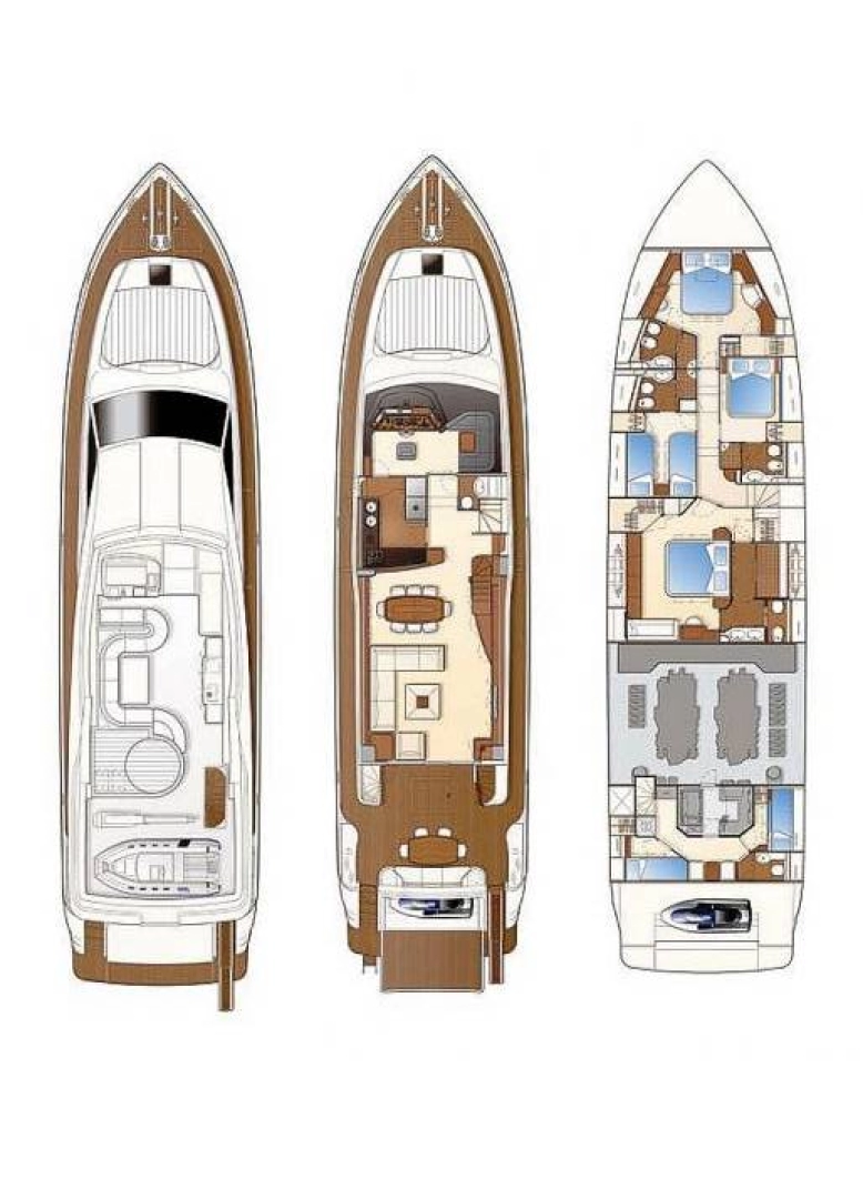 Luxury Yacht hire in Glyfada - Ferretti Ferretti Yachts 830 Flybridge