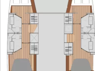 Hire Catamaran Fountaine Pajot with a boat licence