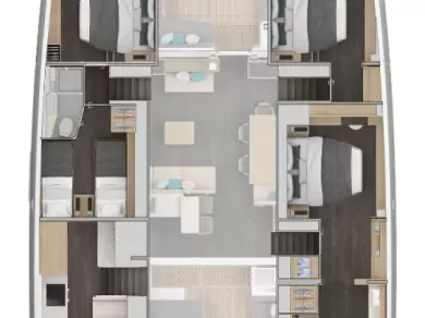 Lagoon Lagoon 60 charter bareboat or skippered in  Alimos