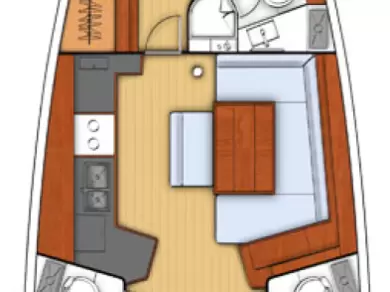 Sailboat hire in Göcek - Bénéteau Oceanis 45