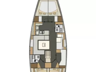 Elan Impression 50 charter bareboat or skippered in  Split