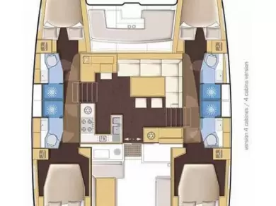 Hire Catamaran Lagoon with a boat licence