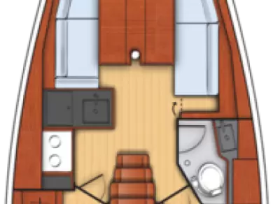 Yacht hire Split cheap Oceanis 35.1