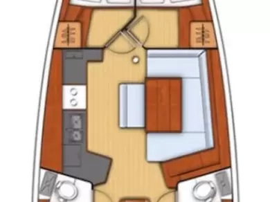 Sailboat hire in Seget Donji - Bénéteau Oceanis 45