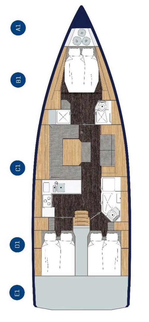 Hire Sailboat Bavaria with a boat licence