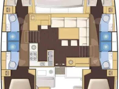 Lagoon Lagoon 450 F charter bareboat or skippered in  Lávrio