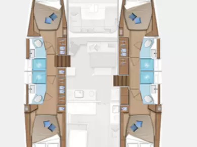 Charter a Lagoon Lagoon 46 in Alimos on Samboat