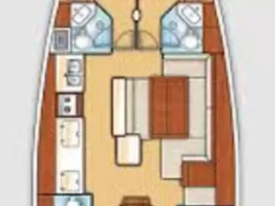 Hire Sailboat Bénéteau with a boat licence