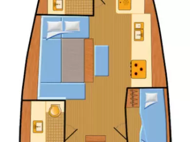 Hire Sailboat Dufour with a boat licence